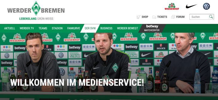 Werder Bremen Pressekonferenz