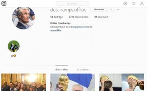 Instagram: Didier Deschamps
