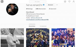 Instagram: Hervé Renard