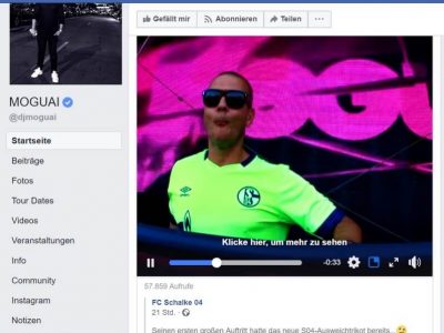 DJ MOGUAJ mit Schalke 04 und Umbro Parookaville: Parookaville Dance Festival Facebookseite: Schalke 04 und Umbro Parookaville: Parookaville Dance Festival 