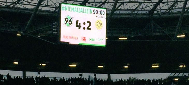 #niemalsallein: Hannover 96 Claim