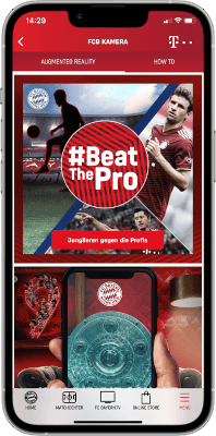 Screenshoot FC Bayern App